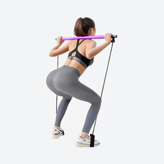 Elastic-Resistance Squat Bar